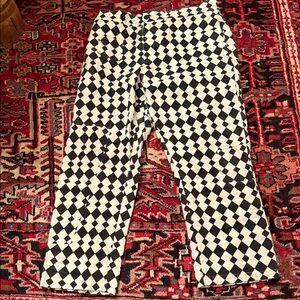 Jaded Gypsy. Checkered Black and White Pants xl or 1x